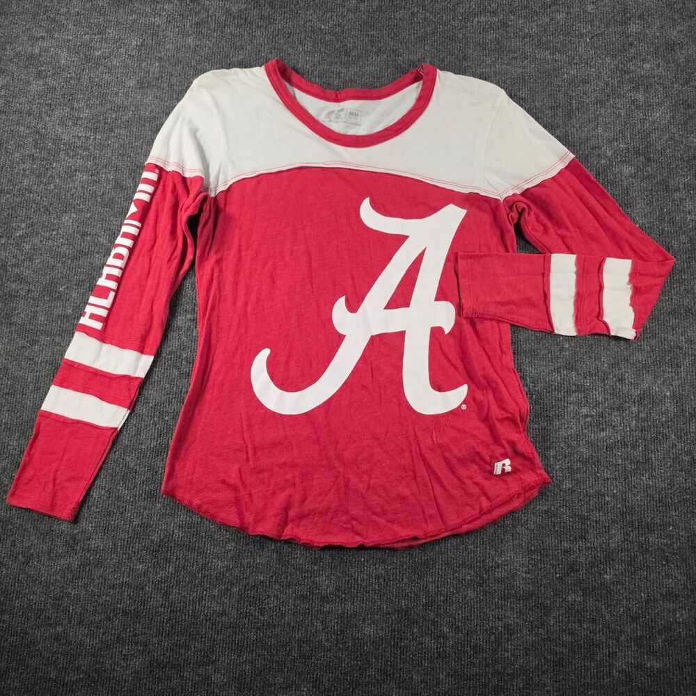 Unbranded Women's Red and White T-shirt